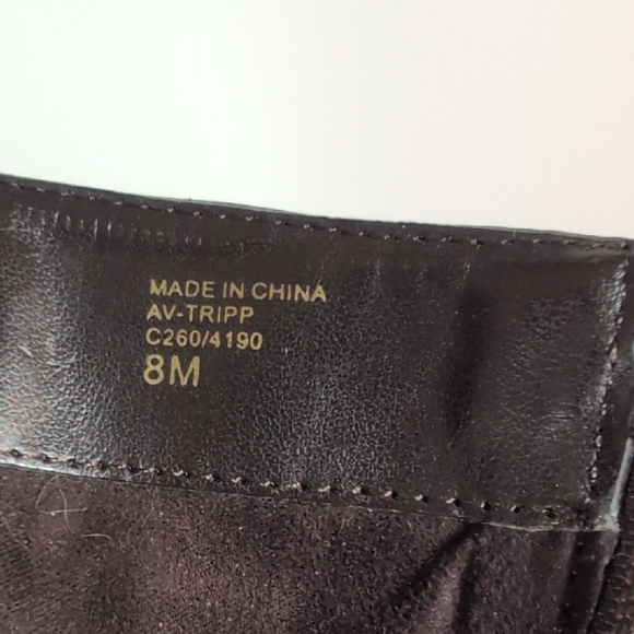 Adrienne Vittadini Brown Knee High Boots Size 8 - Picture 10 of 13